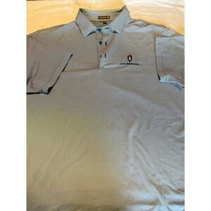 Peter Millar‎ Innisbrook Golf Polo Shirt Striped Short Sleeve Button Up